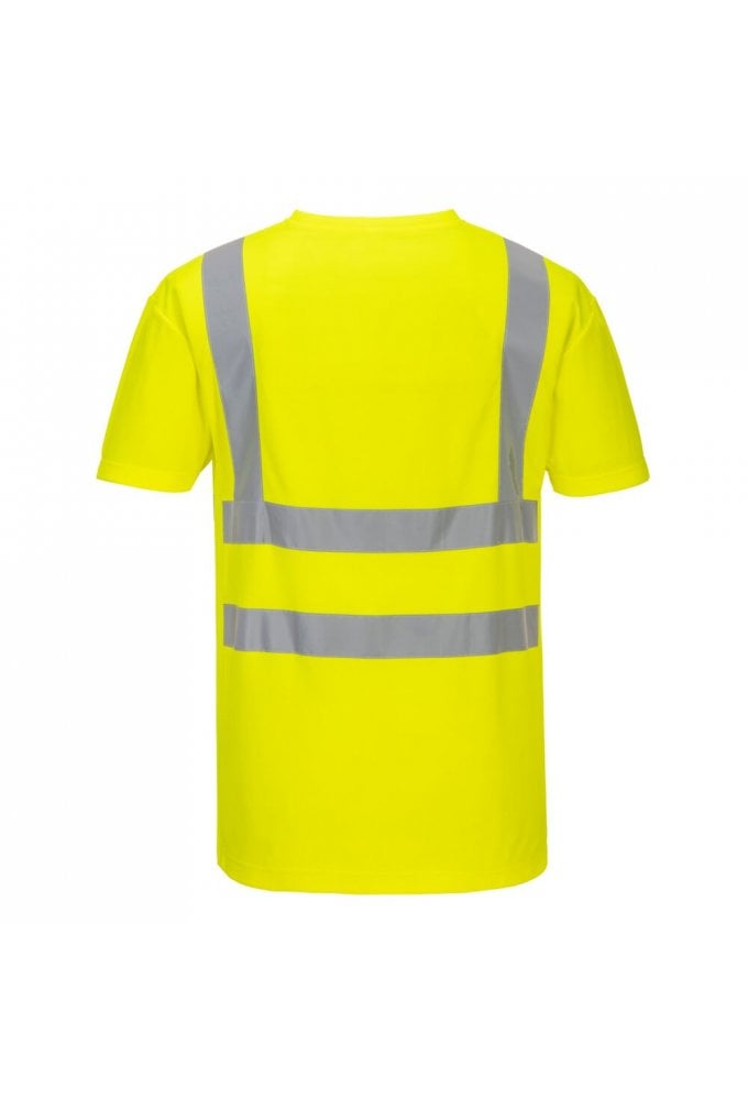 Portwest S179 Hi-Vis Cotton Comfort Mesh Insert T-Shirt S/S
