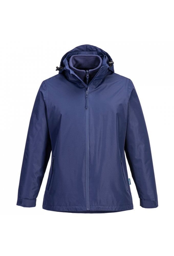 Portwest S574 Women's 3-in-1 Jacket Waterproo , Windproof and Breathable 3 Colours (Xsmall to XXlarge)