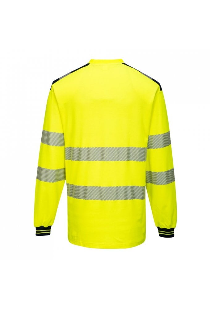 PW3 Hi-Vis Cotton Comfort T-Shirt L/S