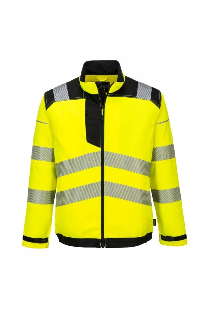 t500 PW3 Hi-Vis Poly Cotton Work Jacket (Small to 3XLarge) 4  COLOURS