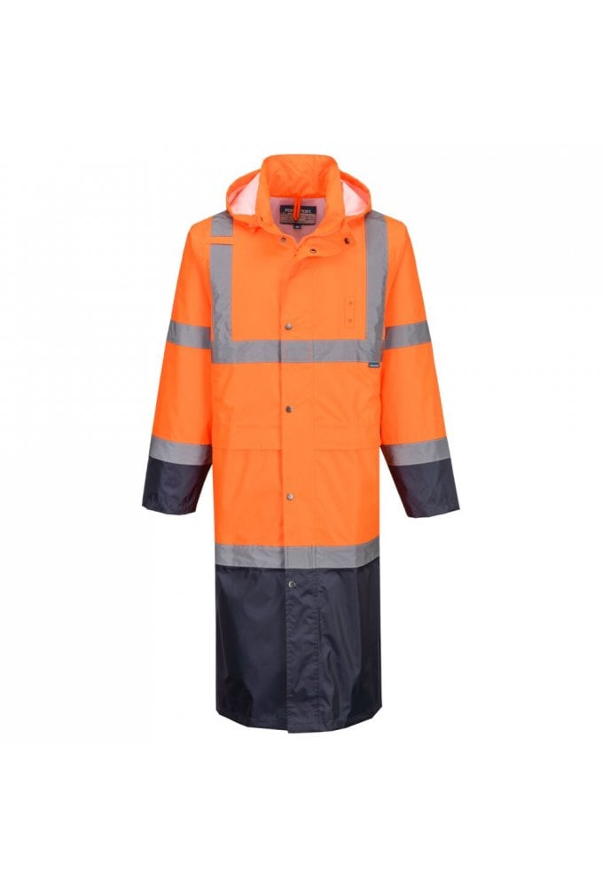 Hi-Vis Contrast Raincoat 122cm