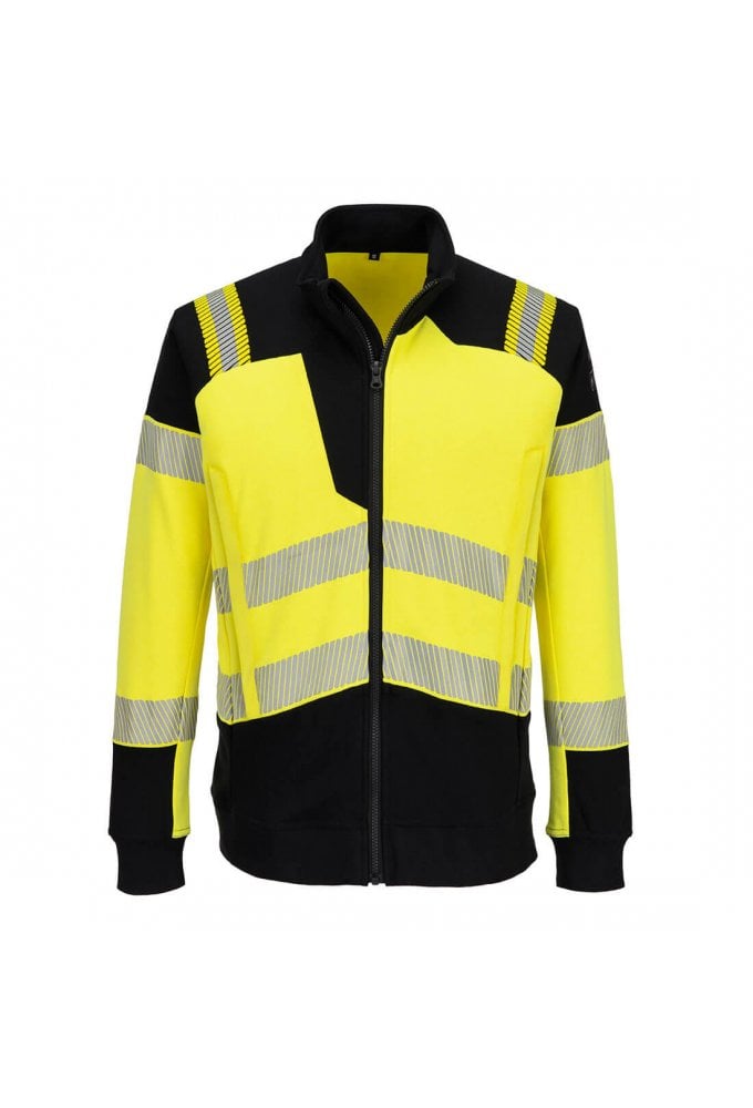 PW3 Modaflame Knit Hi-Vis FR Full Zip Sweatshirt