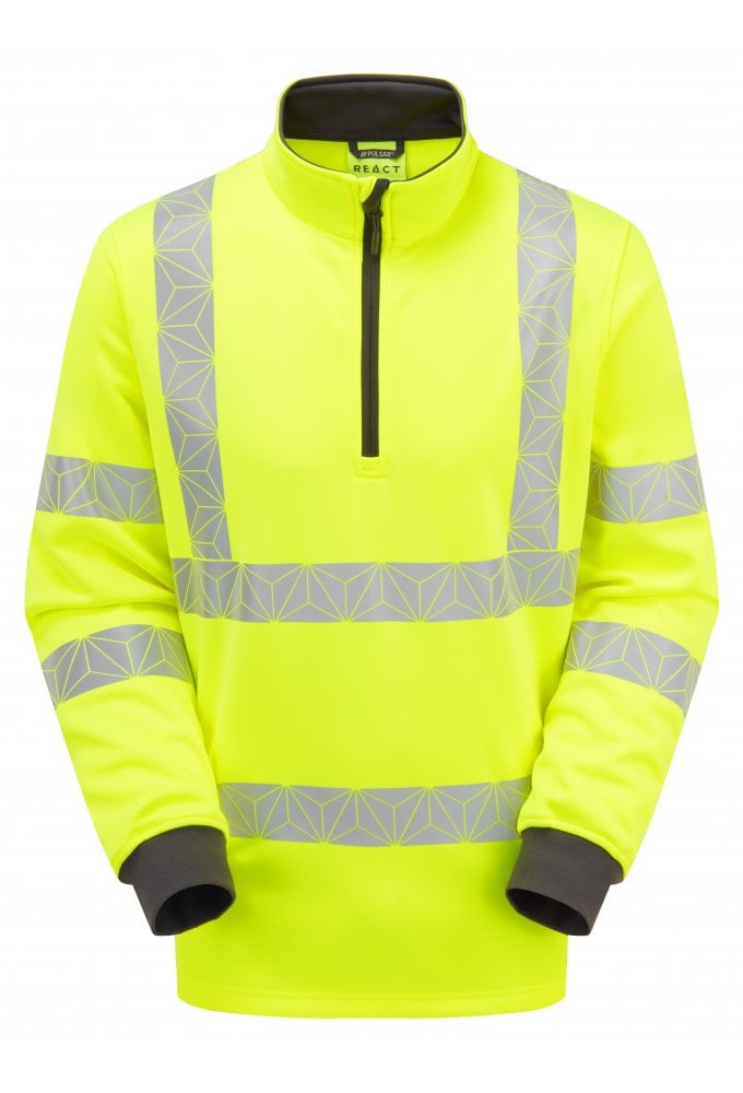RCT804 Pulsar PULSAR® React 1/4 Zip Yellow