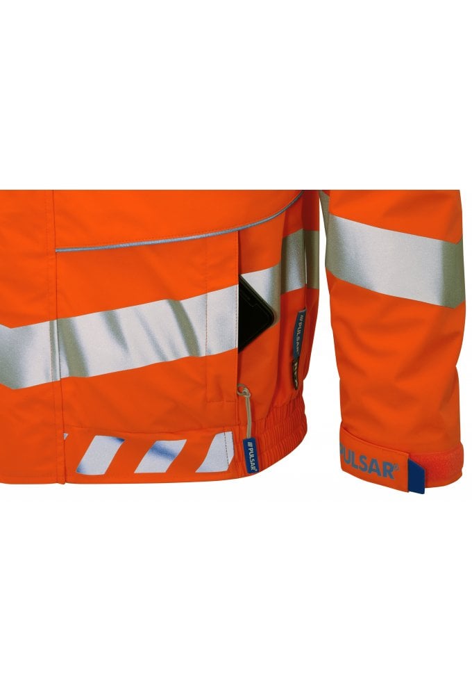 EVO253 Pulsar PULSAR® Evolution Bomber Jacket Unlined 3 Layer Orange