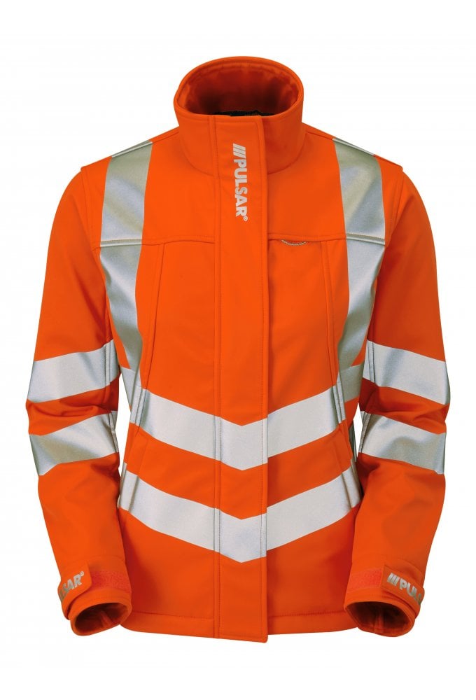 PR707 Pulsar PULSAR® Protect Women's High Visibility Orange Softshell Orange