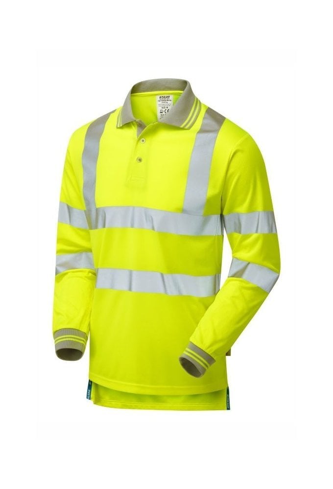 P458-YEL Pulsar P458 PULSAR® Long Sleeve Polo Shirt S-7XL