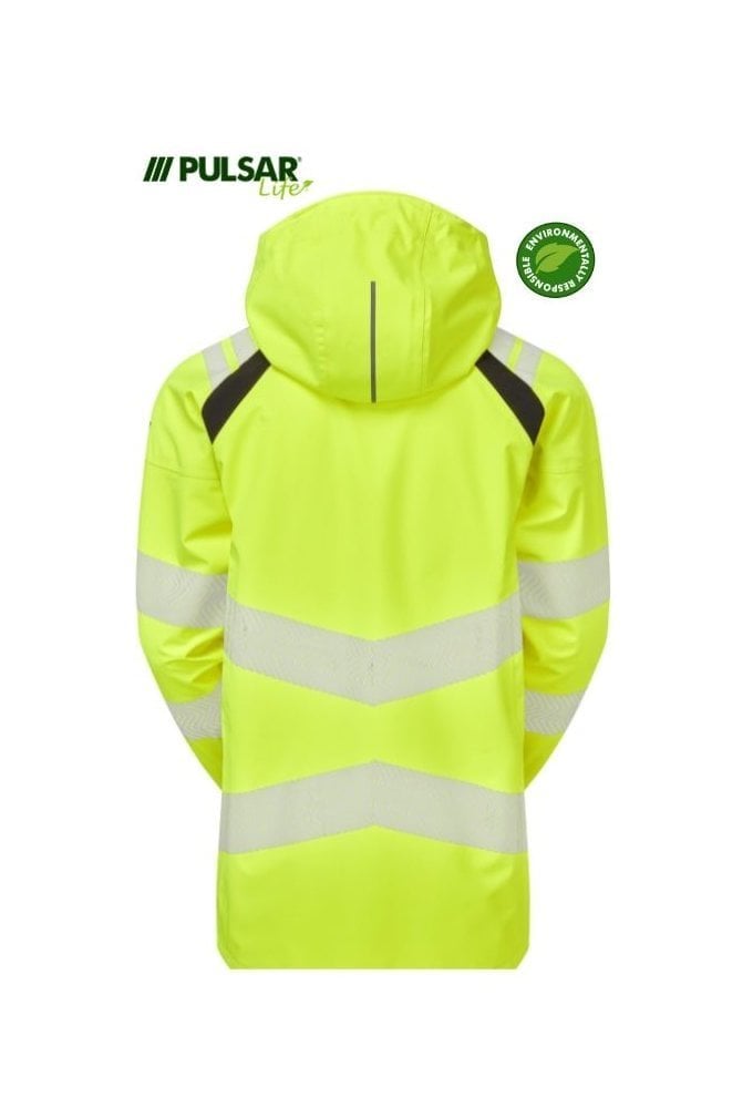LFE909-YEL Pulsar PULSAR® LIFE Men's Shell Jacket Yellow Size Small-6XL