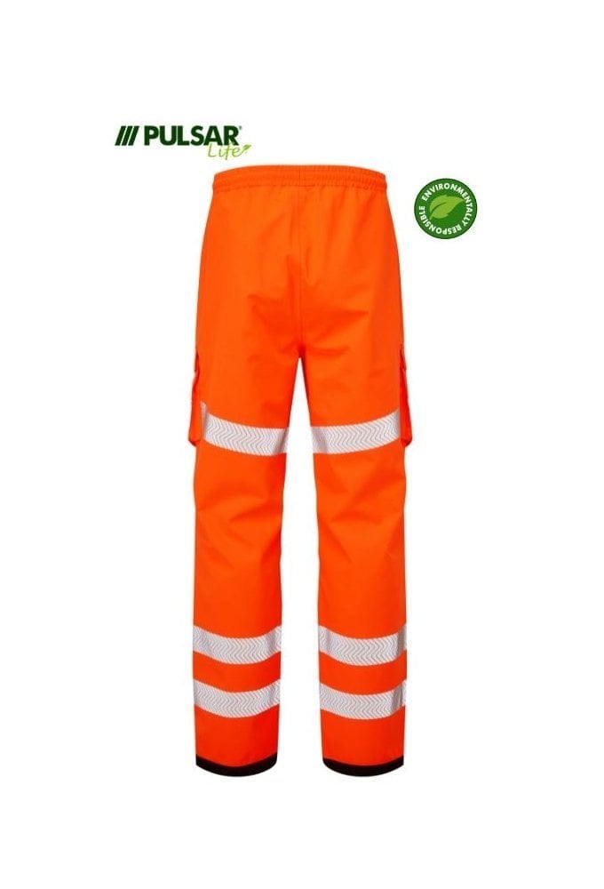 LFE907-ORG Pulsar PULSAR® LIFE Overtrouser Orange/Black Size Small-6XL (Short, Reg and Tall Length) RIS-3279