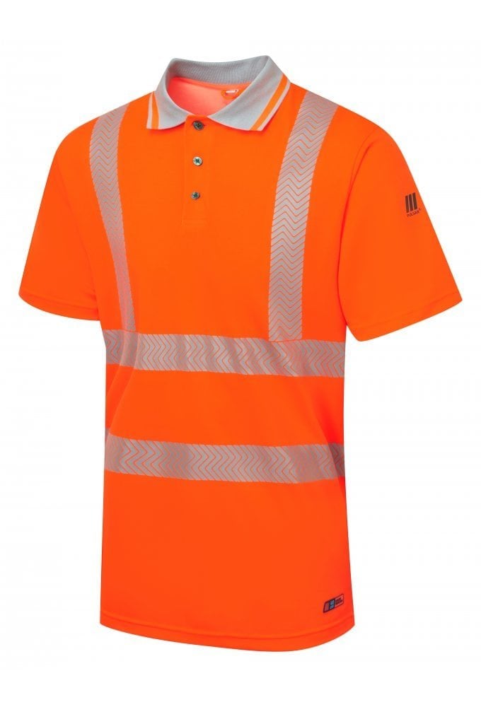 LFE924 Pulsar PULSAR® LIFE Men's Short Sleeve Polo Shirt Orange