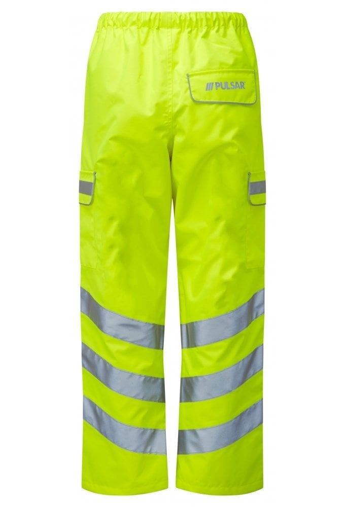 P206TRS Pulsar PULSAR® Protect High Visibility Waterproof Over Trouser Yellow