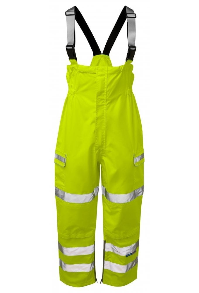P521 Pulsar PULSAR® Protect High Visibility Waterproof Salopette Yellow