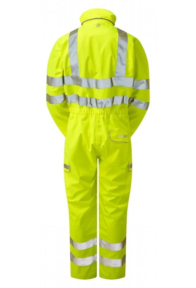 P522 Pulsar PULSAR® Protect High Visibility Waterproof Coverall Yellow