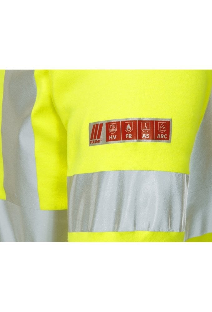 PARC21 Pulsar PULSAR® Protect Electric ARC High Visibility Polo Shirt Yellow