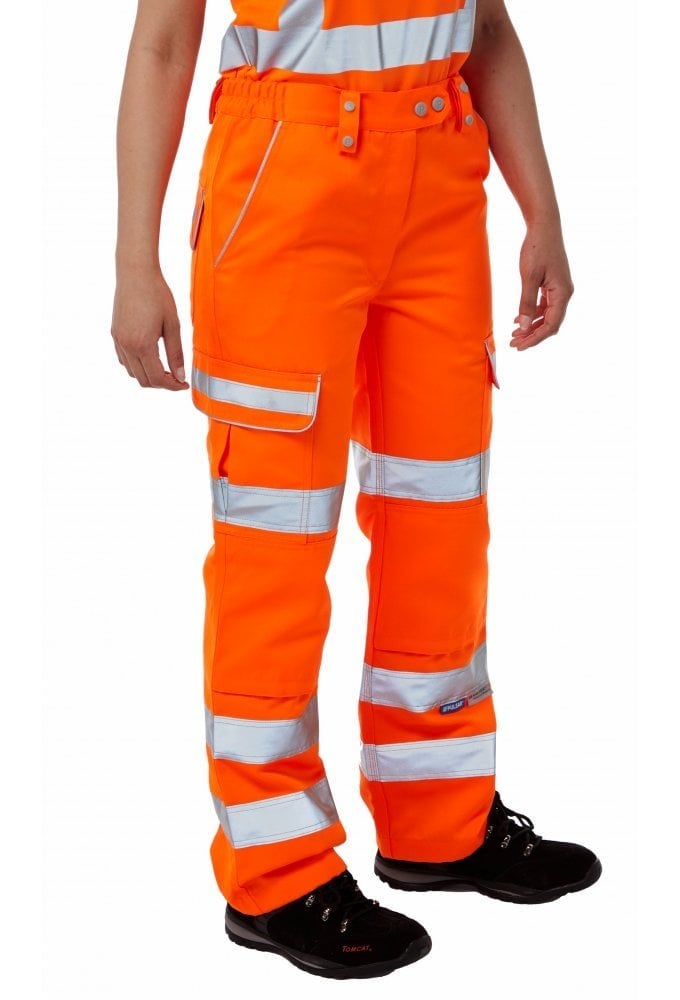 PR336LDS Pulsar PULSAR® Protect Women's High Visibility Combat Trouser Orange