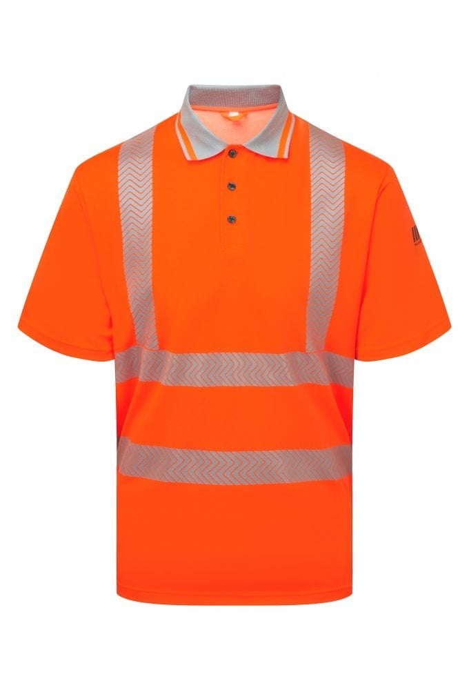 LFE924 Pulsar PULSAR® LIFE Men's Short Sleeve Polo Shirt Orange