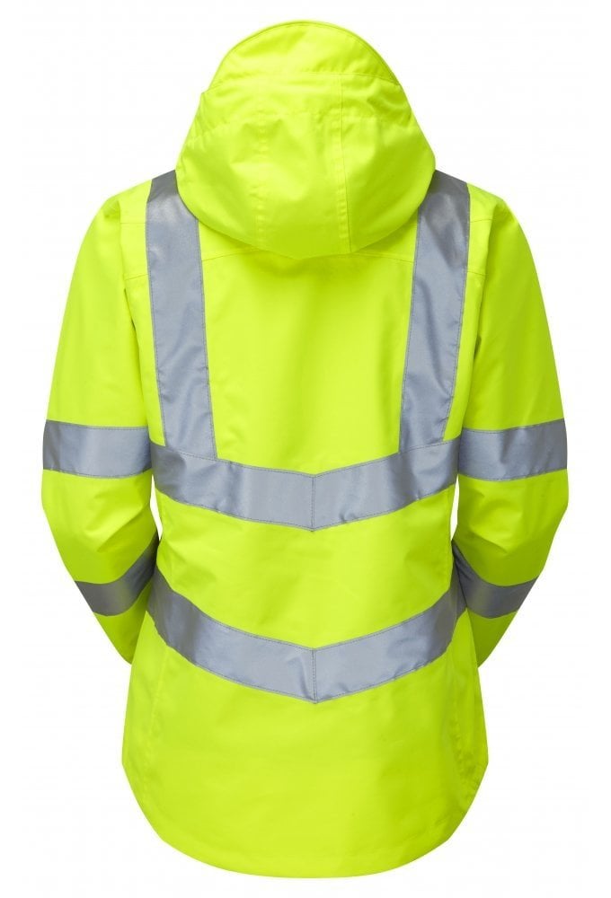 P704 Pulsar PULSAR® Protect Women's High Visibility Storm Coat Yellow