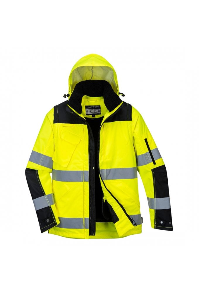 C469 Poartwest Hi-Vis 3-in-1 Contrast Winter Pro Jacket (Small to 3XLarge) 2 COLOURS