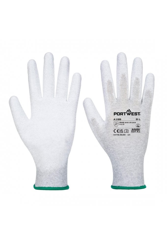 AB199 PORTWEST ESD 13 PU Palm Essential Multipack (Pk12)