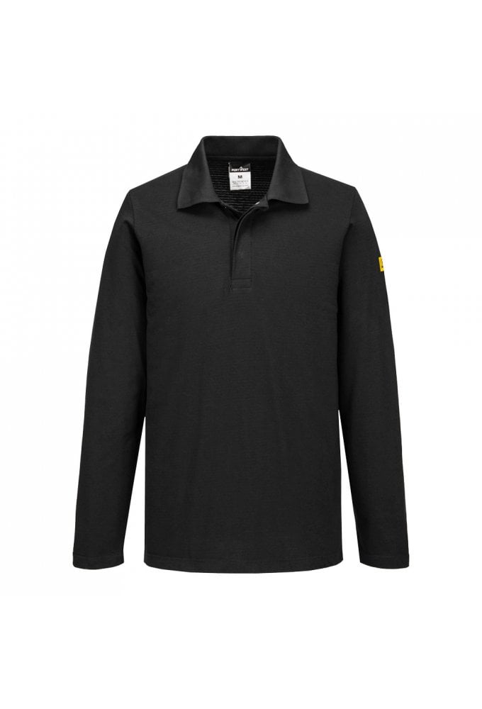 Portwest AS23 Anti-Static ESD Polo Shirt L/S