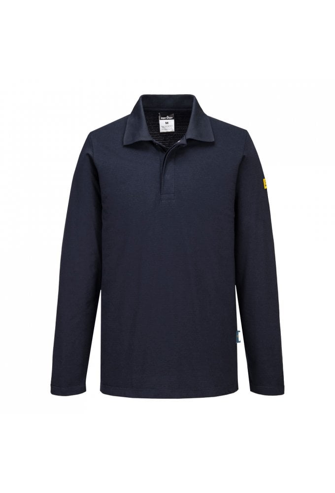 Portwest AS23 Anti-Static ESD Polo Shirt L/S