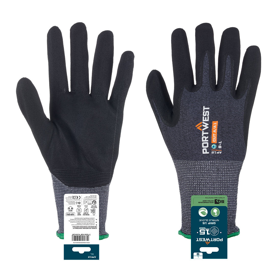 Portwest APR12 SG Grip 15 Nitrile Glove (Retail)