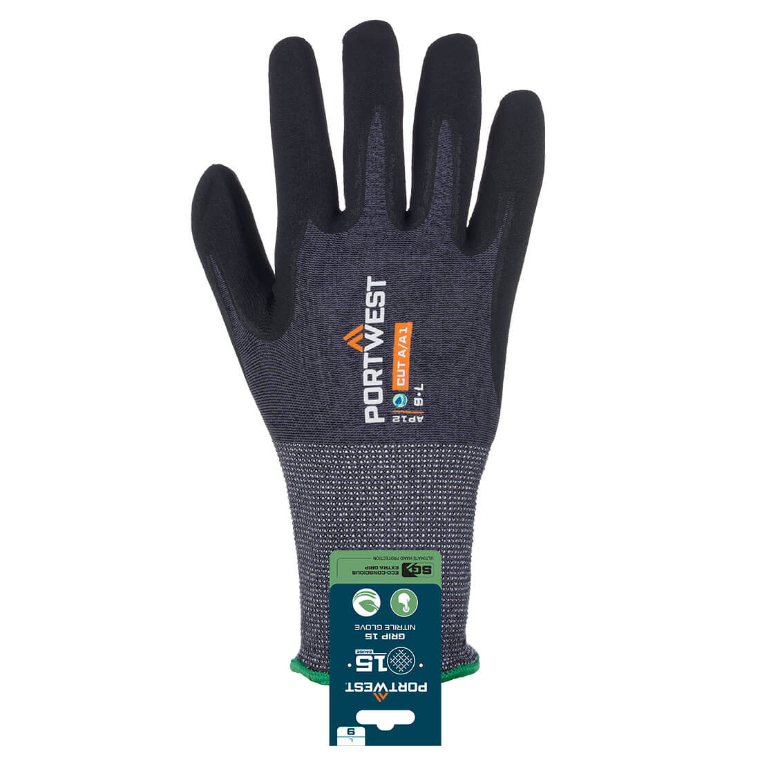Portwest APR12 SG Grip 15 Nitrile Glove (Retail)