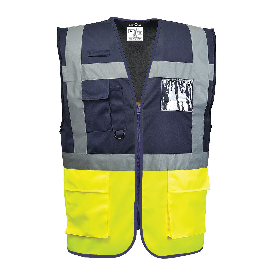 Portwest C276 Portwest Hi Vis Exceutive Vests (Paris) (Small To 3XL) 3 COLOURS