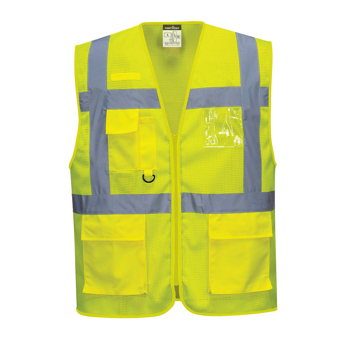 Portwest C376 Portwest Athens Hi-Vis Mesh Executive Vest Size XS-3XL (2 COLOURS)