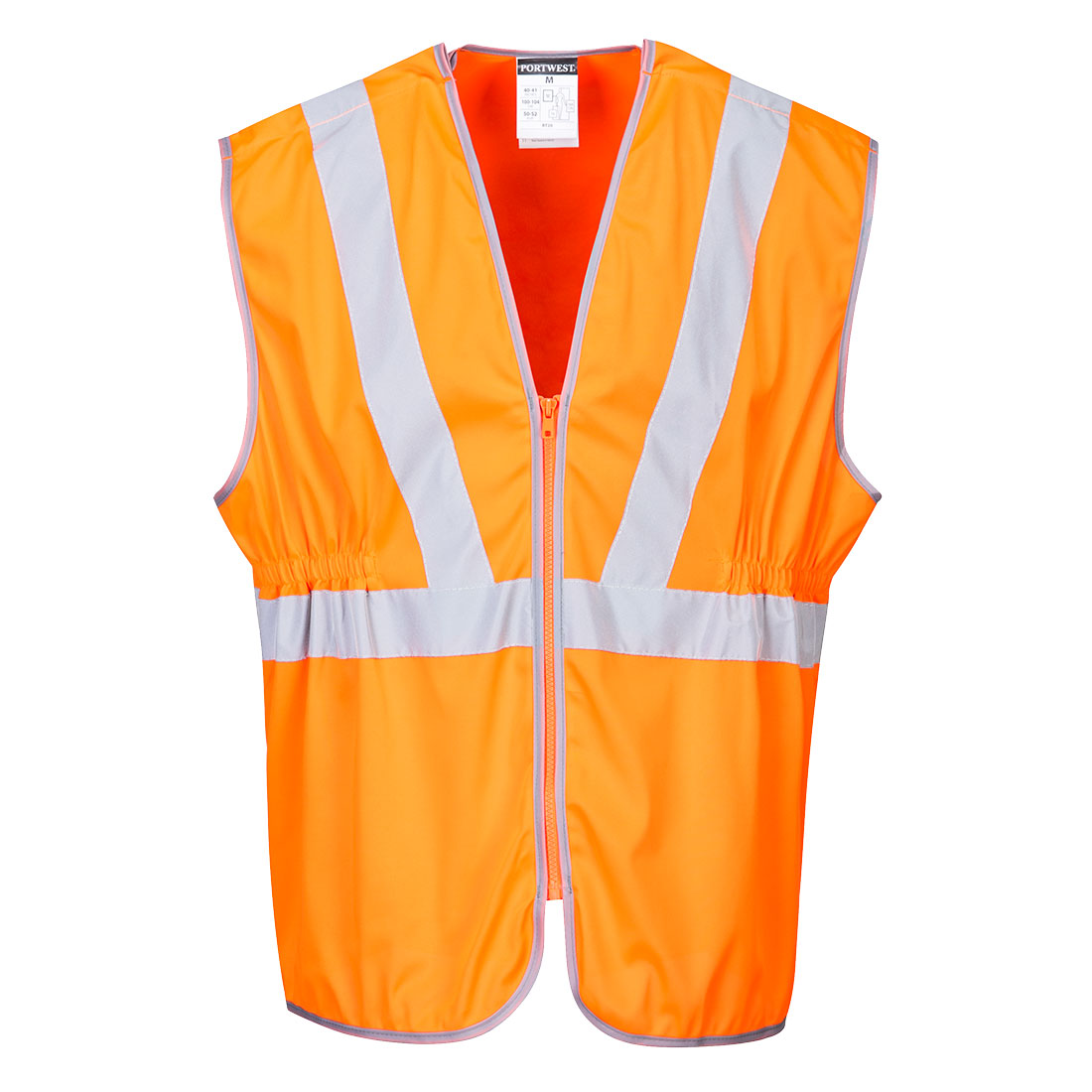 Portwest RT20 Portwest Rail Spec Tear Apart Vest (Small To 4XL) RIS-3279-TOM - Railway use certified