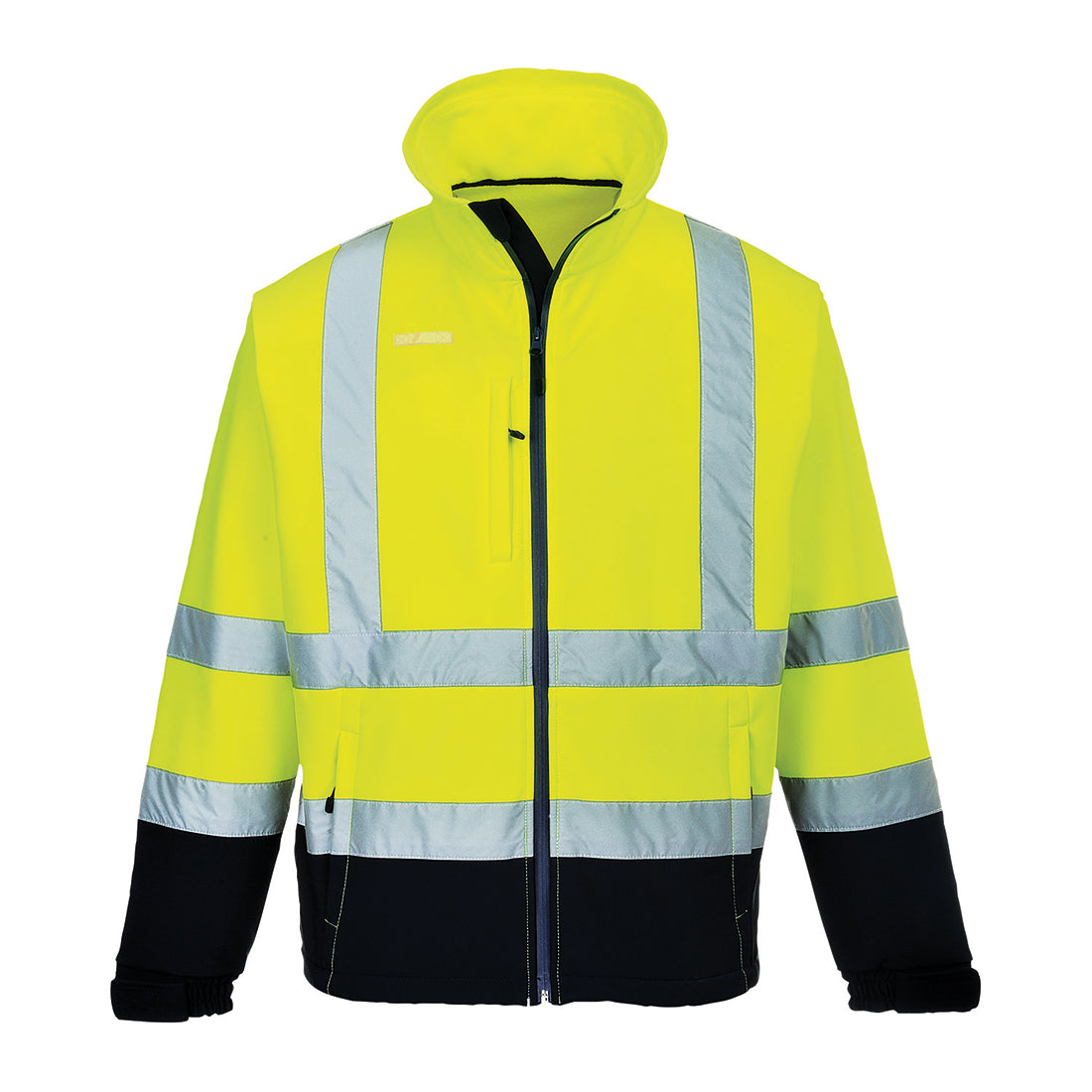 Portwest S425 - Hi-Vis Contrast Softshell (3L) (Small - 3XL) 2 COLOURS RIS 3279 TOM In Orange