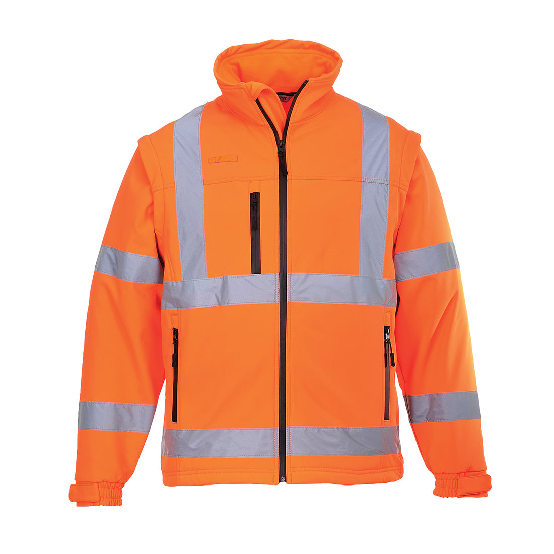Portwest S428 - Hi-Vis 2-in-1 Softshell (3L) (Small - 4XL) 2 COLOURS RIS 3279 TOM In Orange (Copy)