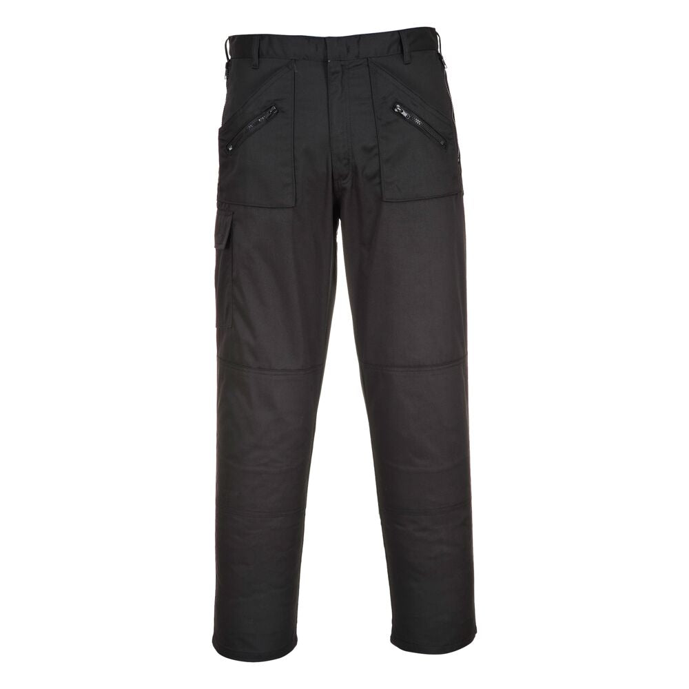 Portwest S887 Action Trousers Black available in 29, 31, 33 inch Leg (26 to 56 Waist) (Copy)