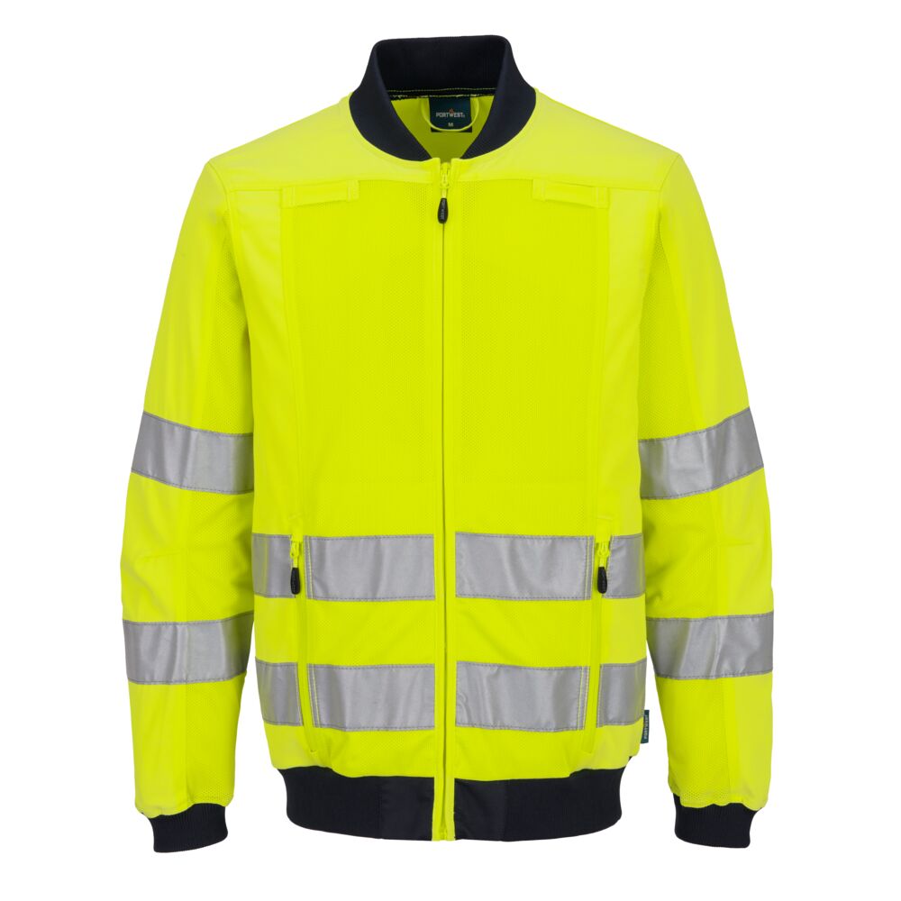 T164 Hi-Vis Mesh Panel Work Jacket