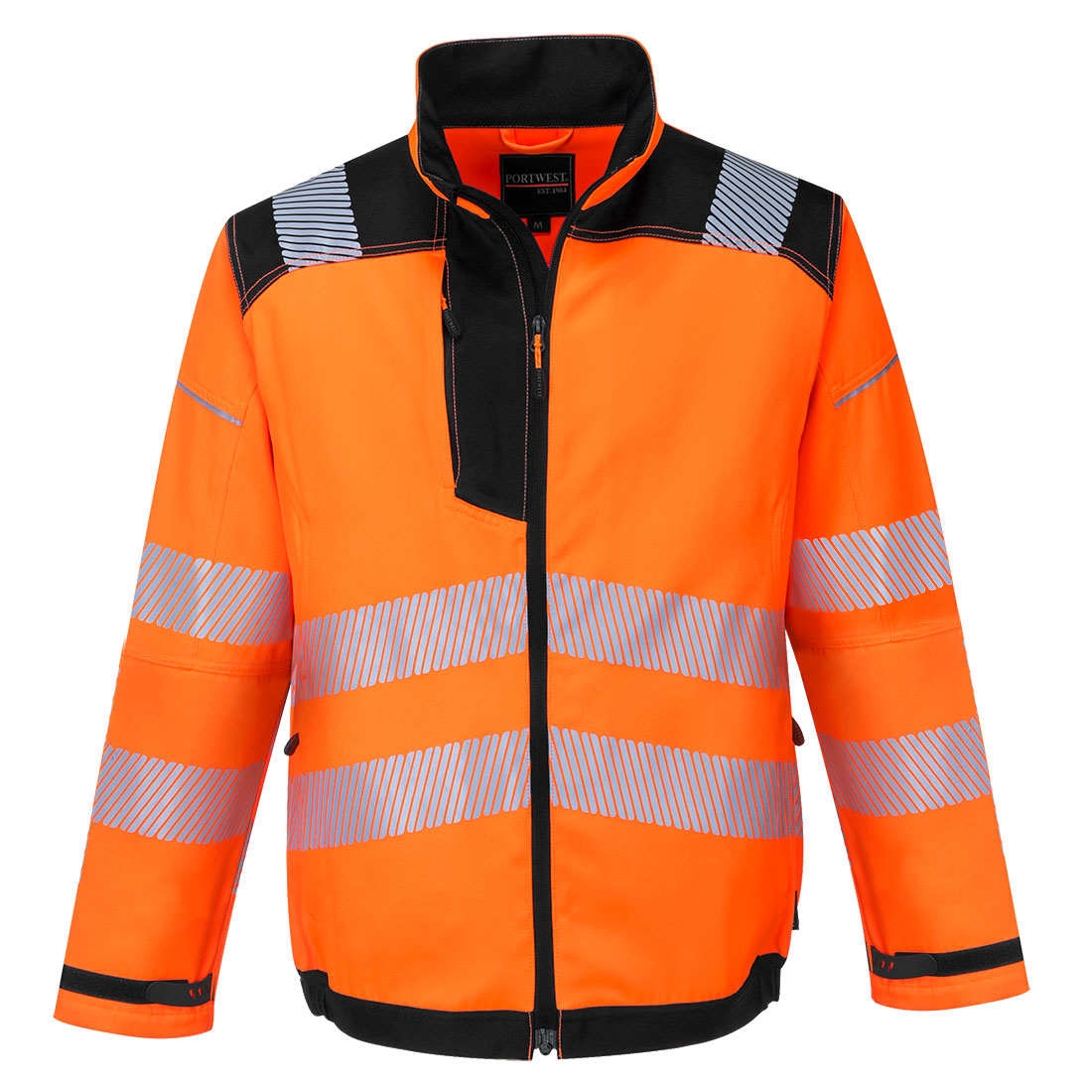 Portwest T500 PW3 Hi-Vis Poly Cotton Work Jacket (Small to 3XLarge) 4  COLOURS