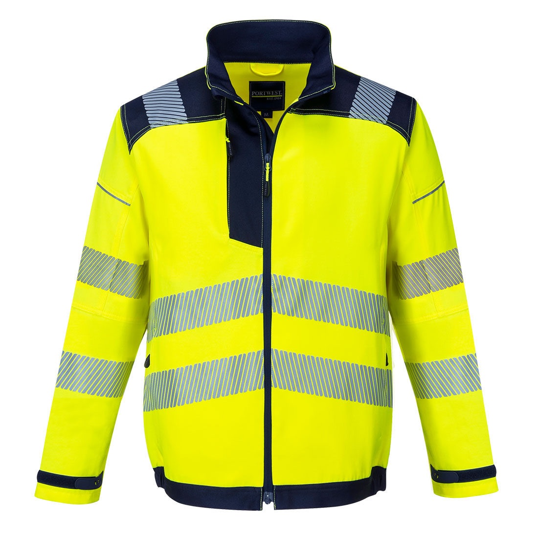 Portwest T500 PW3 Hi-Vis Poly Cotton Work Jacket (Small to 3XLarge) 4  COLOURS