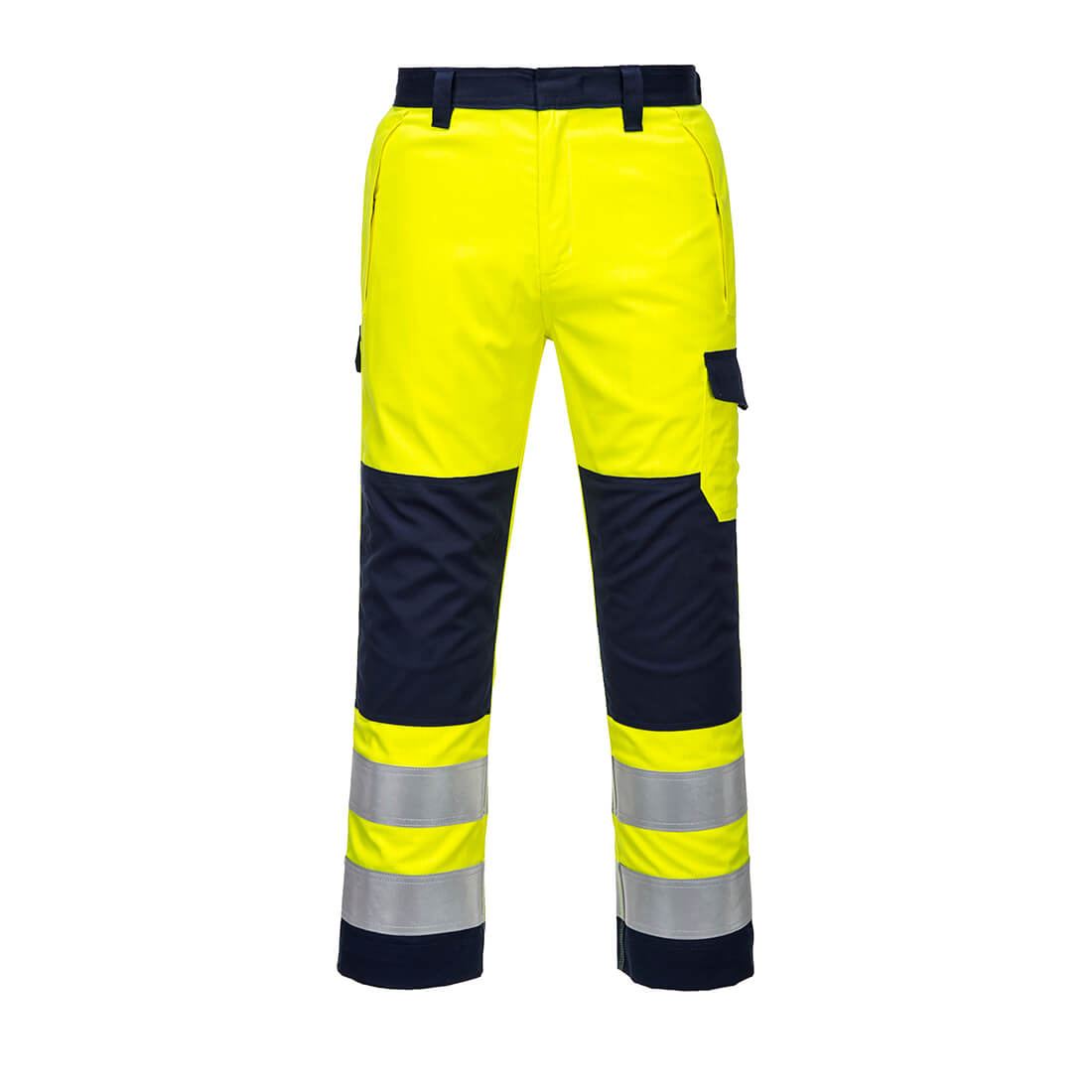 Portwest MV46 Modaflame Work Hi-Vis Multi-Norm Contrast FR Trousers